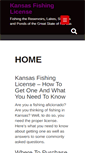 Mobile Screenshot of kansasfishinglicense.com
